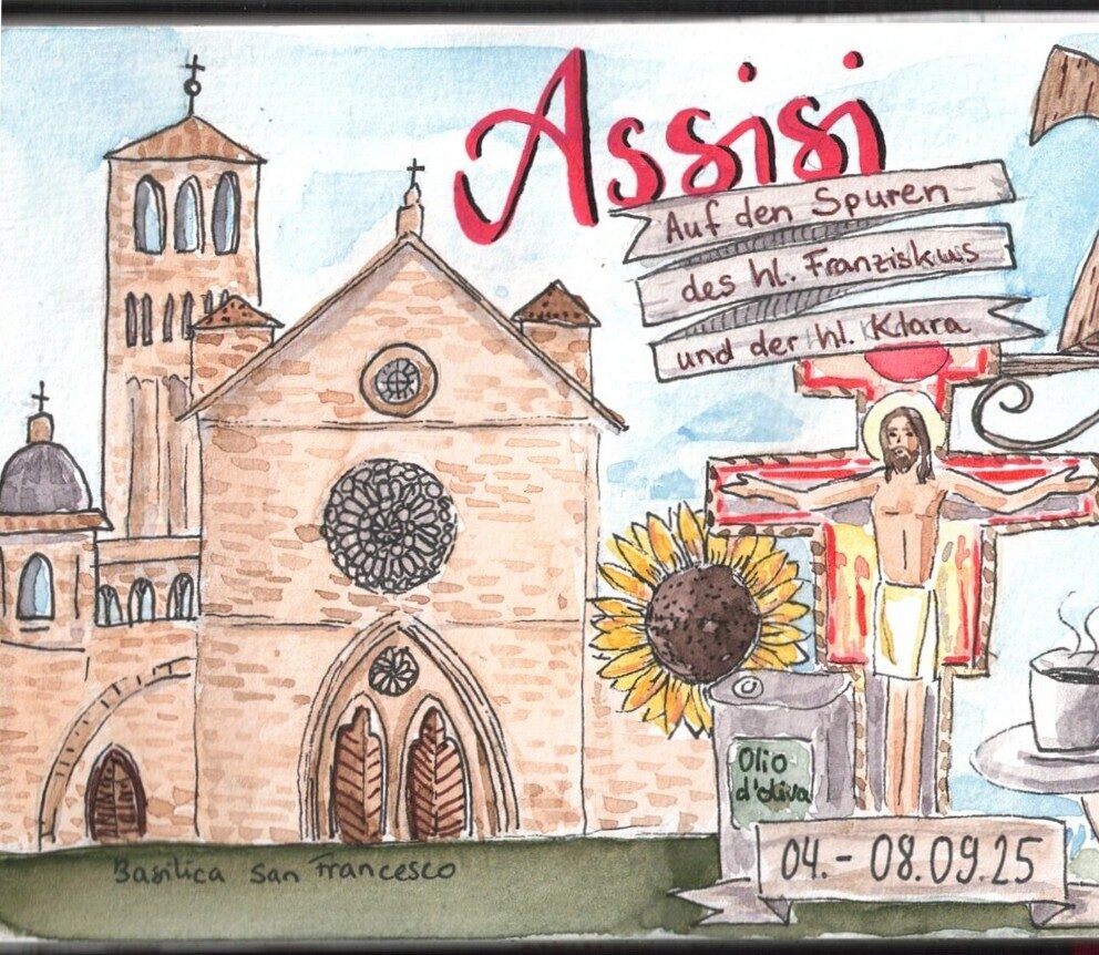 Illustration 1 Ausschnitt Helga Assisireise 2025 Bonner Jazz Chor - Benefizkonzert 2023 in der Rhein-Mosel-Halle in Koblenz